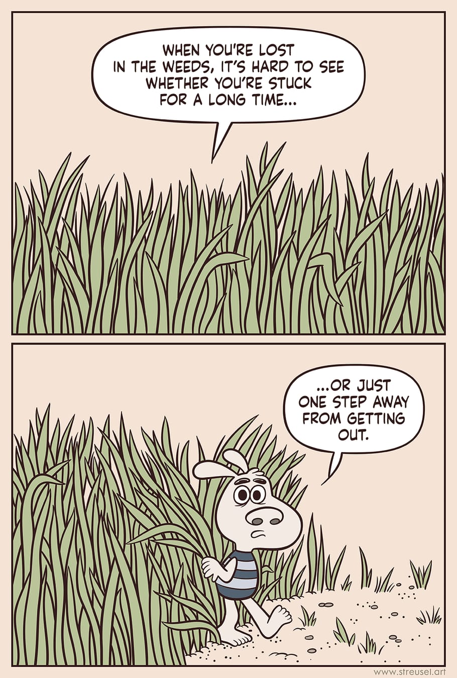 Being in the weeds #meme #wholesomememes