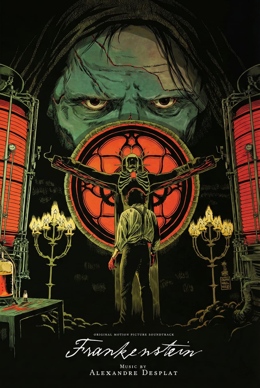 Frankenstein (2025) [1696x2528] by Francesco Francavilla #movie #MoviePosterPorn