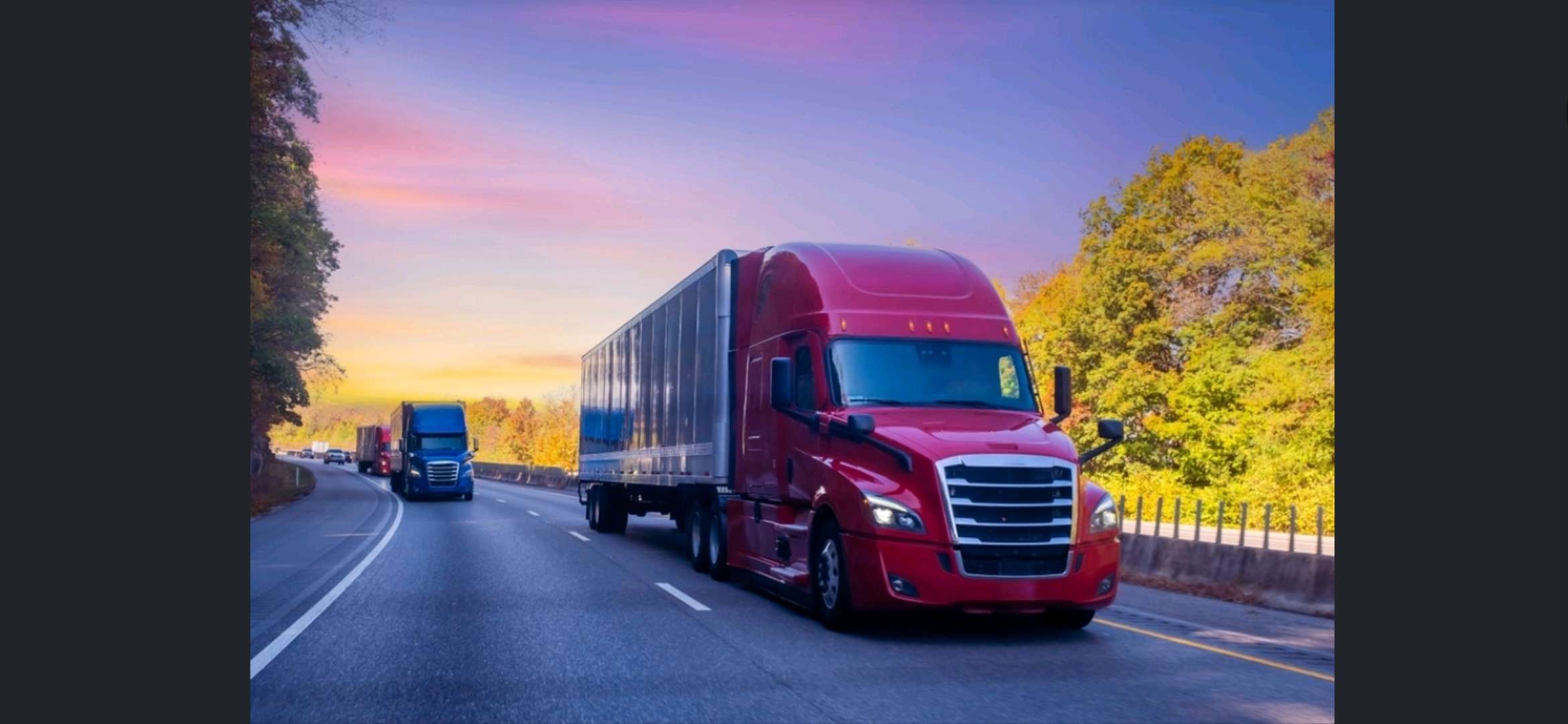 this a nice red Semi truck